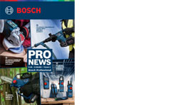 Obrázek nářadí Bosch Professional s modrým designem a různými nástroji na pozadí.