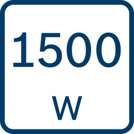 Nennaufnahmeleistung 1500 Watt 