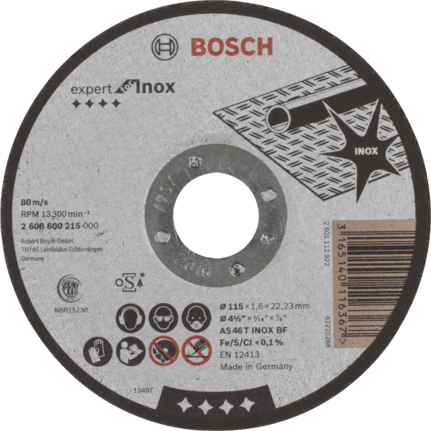 - for Trennscheibe Expert Professional Bosch Inox