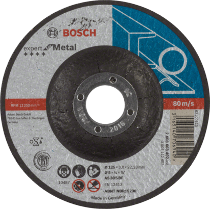 Bosch Trennscheibe gekröpft Expert for Metal A 30 S BF 115 mm 2,5 mm 2608600005 