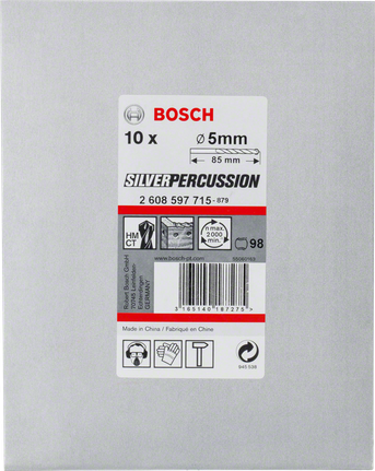 Bosch CYL-3 5mm Betonbohrer-Set.
