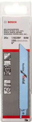 Bosch S 922 BF Säbelsägeblatt 6″.
