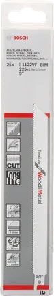 Bosch S 1122 VF BIM Säbelsägeblatt für Holz und Metall.