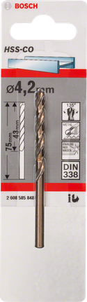 Bosch 4,2 mm HSS-Co Metallbohrer.