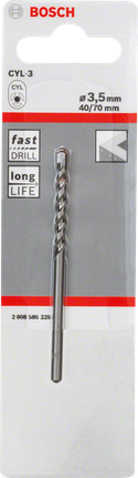 Bosch CYL-3 Betonbohrer 3,5 mm für schnelles Bohren.