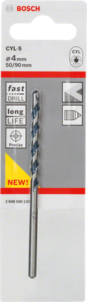 Bosch CYL-5 Betonbohrer 4 mm für schnelles Bohren.