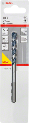 Bosch CYL-5 Betonbohrer 7 mm für präzises Bohren.