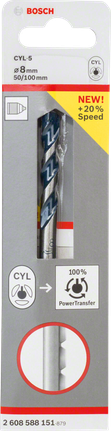 Bosch CYL-5 Betonbohrer 8 mm mit erhöhter Drehzahl.