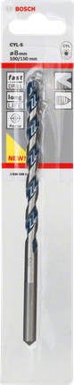 Bosch CYL-5 Betonbohrer 8 mm für langlebiges Bohren.