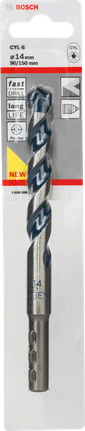 Bosch CYL-5 Betonbohrer 14 mm für schnelles Bohren.