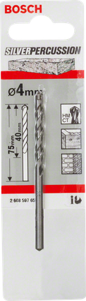 Bosch CYL-3 Betonbohrer 4 mm für Mauerwerk und Stein.