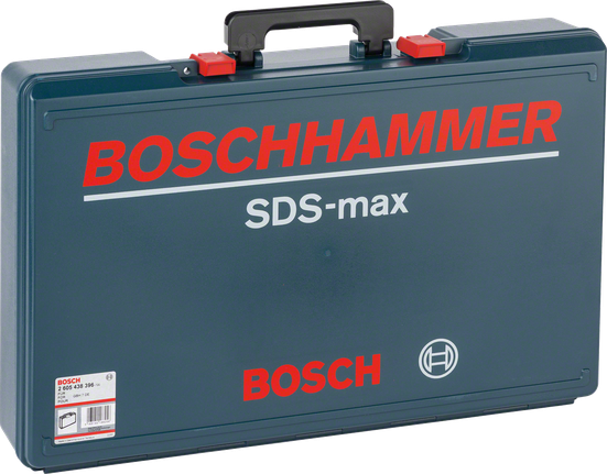 Bosch Kunststoffkoffer für SDS-max-Hammer, 620 mm breit.