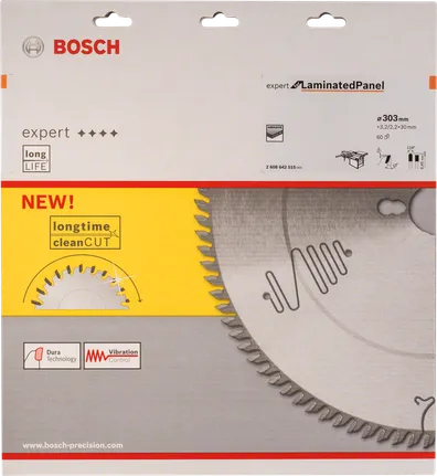 Kreissägeblatt „Expert for Laminated Panel “ von Bosch .