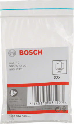 Bosch 3/8″ Spannzange mit Kontermutter.