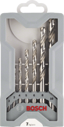 Toughbox DIN 338 18-teilig 135° Bosch Metallbohrer-Set HSS-G