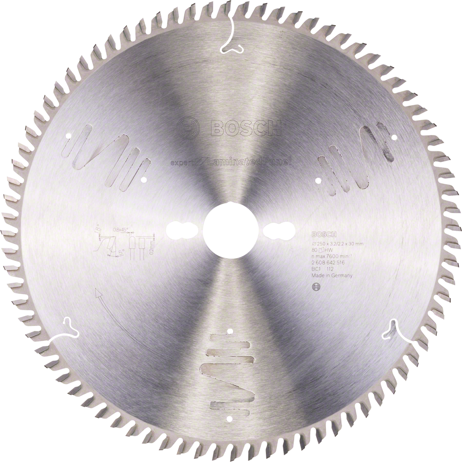 Bosch Expert for Laminated Panel Kreissägeblatt 80 Zähne.