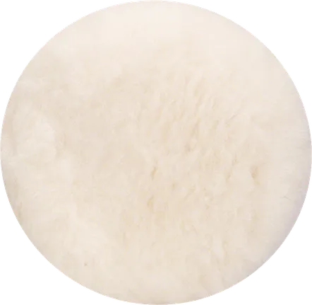 Bosch Lammfellhaube zum Polieren von 125 mm Bohrmaschinen.