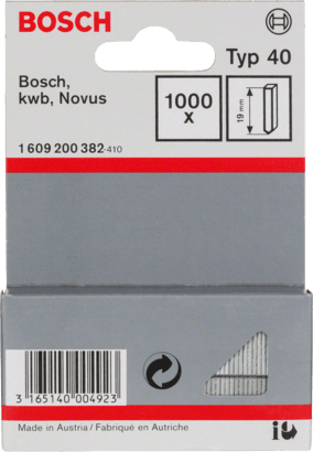 Bosch Tacker Stifte Typ 40 Länge und Menge frei wählbar 