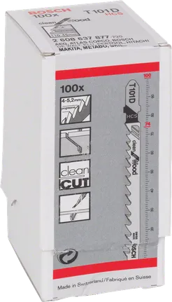 Bosch Stichsägeblatt T 101 D 100x.