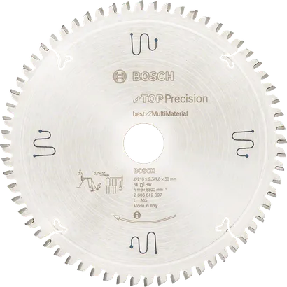 Kreissägeblatt Top Precision Best for Multi Material von Bosch, 216 mm.