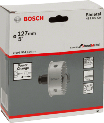 Zylindersäge Aufnahmeschaft Bosch LOCHSÄGE SHEET METAL Lochsäge Bohrer 