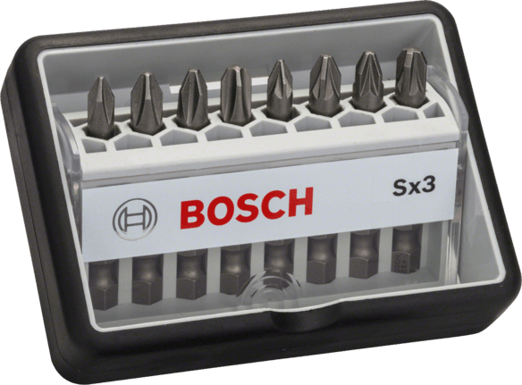 11-teilig PH Bosch Schrauberbit-Set Extra-Hart PZ T, 