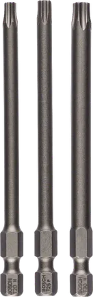 Bosch 3-teiliges extrahartes Schraubendreherbit-Set T20 T25 T30.