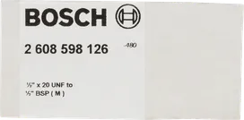 Bosch 1/2″ UNF auf 1/2″ BSP Diamantkernadapter.