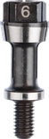 Bosch Spannzange mit Kontermutter, 6mm Durchmesser.