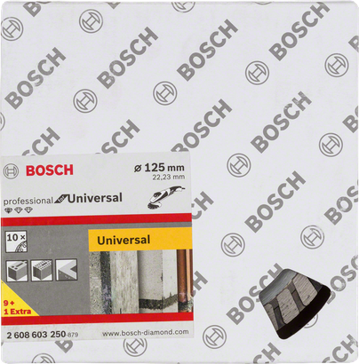 Professional Bosch Diamanttrennscheibe Universal Standard Turbo for -