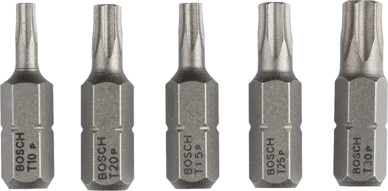 Bosch 5-teiliges extrahartes Schraubendreherbit-Set T10-T30.