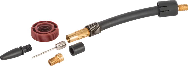 Bosch Ladegerät-Set für Druckluftpumpen, diverse Adapter.