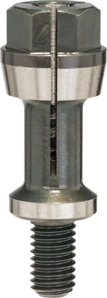 Bosch Spannzange mit Kontermutter 1/4 Zoll Durchmesser.