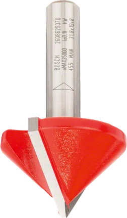 Bosch Expert for Wood V-Nutfräser 90°, 8 mm Schaft.