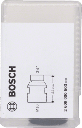 Maschinenseite G 1/2" Kronenseite G 1/2" Bosch Adapter für Diamantbohrkronen