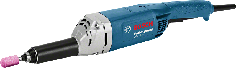 Bosch GGS 18 H Geradschleifer mit Spannzangenaufnahme.
