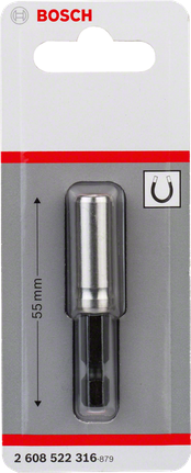 Bosch 55mm magnetischer Bithalter in Einzelhandelsverpackung.