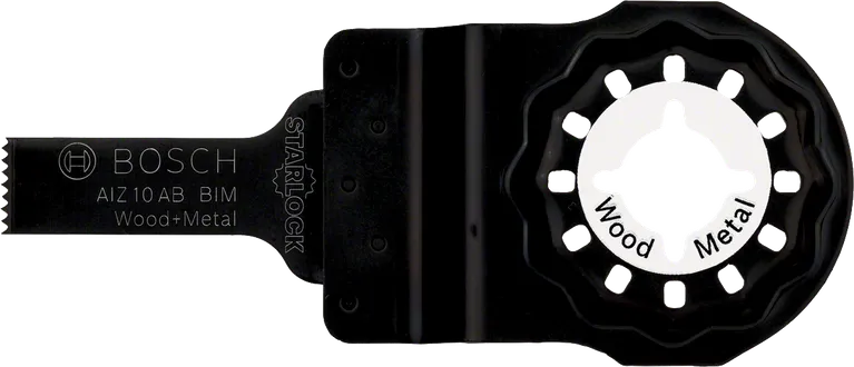 Bosch Starlock AIZ 10 AB BIM-Sägeblatt für Holz und Metall.