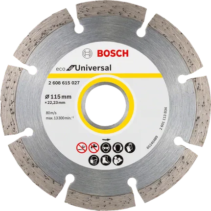 Bosch Universal-Diamant-Trennscheibe für 115-mm-Winkelschleifer.