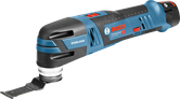 Akku-Multitool GOP 12V-28 von Bosch mit Starlock-Klinge.