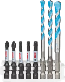 Pick and Click MultiConstruction Drill und Impact Control Schrauberbitpack