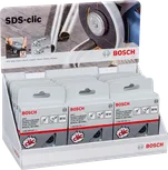 Bosch SDS Klickmuttern-Display, 15 Stück, Gewindesteigung 2 mm.