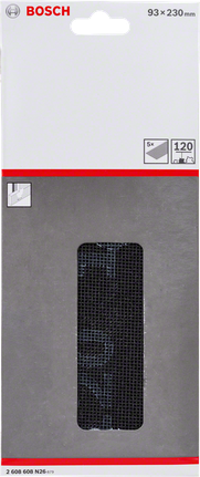 Bosch Schleifgitter 120er Körnung.