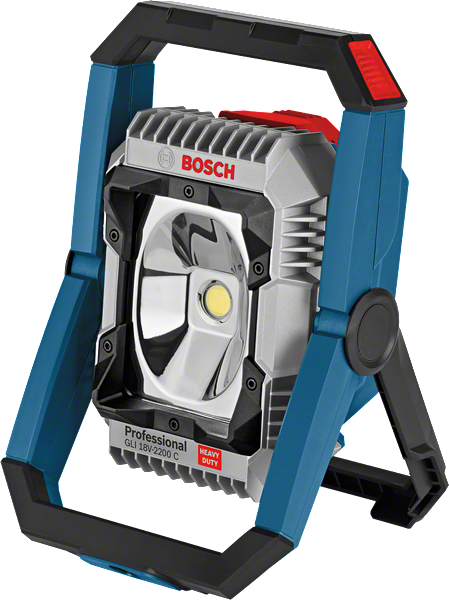 Bosch GLI 18V-2200 C Akku-Baustellenleuchte, 2200 Lumen.