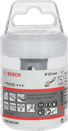 X-LOCK Dry Ceramic - Bosch Diamanttrockenbohrer Best for Speed Professional