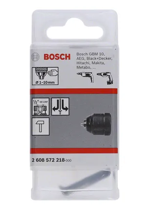 Bosch Bohrfutter 1-10 mm mit 1/2 Zoll Gewinde.