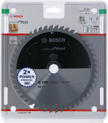 Kreissägeblatt für Akkusägen Standard for Wood - Bosch Professional