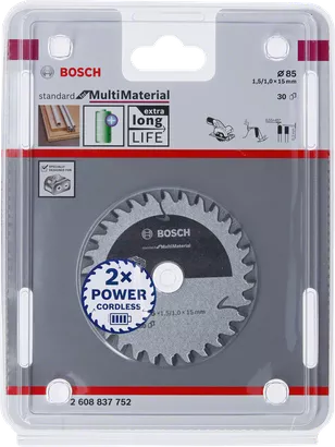 Kreissägeblatt für Akkusägen Standard for Multi Material - Bosch  Professional