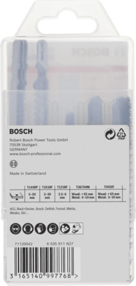 Multi 15-teilig Stichsägeblatt-Pack, Professional Bosch - Material,
