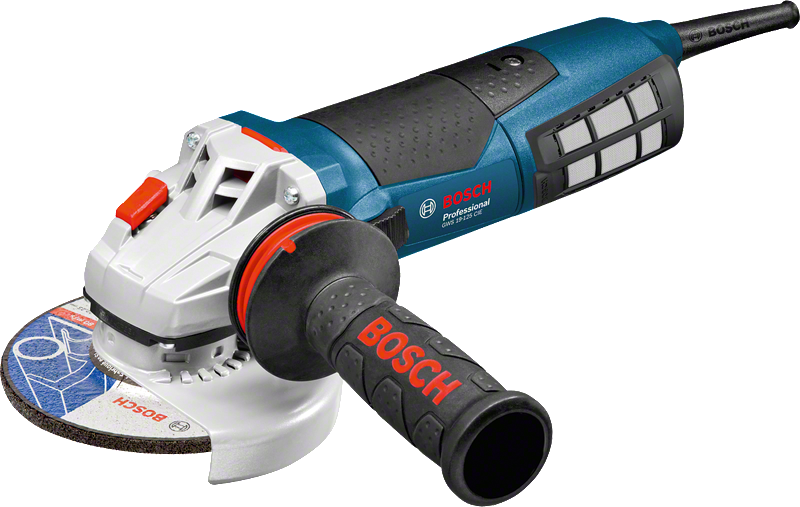Bosch GWS 19-125 CIE Winkelschleifer mit 125 mm Scheibe.